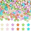 1500Pcs 6 Colors Opaque Acrylic Beads MACR-SZ0001-90A-1