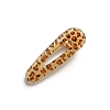 Acrylic Leopard Alligator Hair Clips PW-WGF1A90-08-1