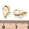 Brass Lobster Claw Clasps X-KK-N254-08G-3
