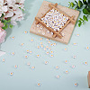500Pcs Plating Acrylic Beads PACR-TADJ0001-01N-4