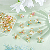   30Pcs 2 Syles Transparent Acrylic & Alloy Beads Pendants OACR-PH0001-97-4