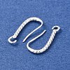 Brass Earring Hooks KK-G604-02S-2