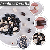 150Pcs Natural Wood Beads WOOD-GF0002-17-6