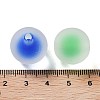 UV Plating Iridescent Frosted Acrylic Beads MACR-D032-07B-3