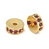 Rack Plating Brass Micro Pave Cubic Zirconia Beads KK-U030-27G-04-1