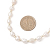 Natural Cultured Freshwater Pearl Two Sides Polished Beaded Necklaces NJEW-JN05731-3