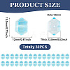 30Pcs Transparent Handmade Lampwork Beads LAMP-TADJ0001-12E-4