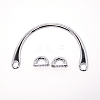 Zinc Alloy Bag Handles PALLOY-WH0076-20P-RS-1