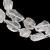 Natural Quartz Crystal Beads Strands GG-CBA0B77-A27-03-3