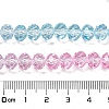 Transparent Painted Glass Beads Strands LS-DGLA-A034-T8mm-A22-3