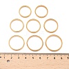 304 Stainless Steel Flat Plain Band Rings STAS-I160-D-G-4