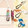 Natural & Synthetic Gemstone Chips Cell Phone Lanyard Wrist Strap HJEW-SW00018-06-7