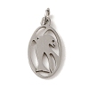 Non-Tarnish 201 Stainless Steel Pendants STAS-E217-40P-1
