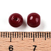 Opaque Solid Color Glass Beads GLAA-N007-6mm-A04-3