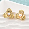 304 Stainless Steel Stud Earrings EJEW-S246-07G-1