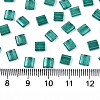 2-Hole Baking Paint Glass Seed Beads SEED-S031-L-ST108A-2