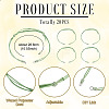 20Pcs Waxed Polyester Cord Bracelet Making AJEW-TAC00099-3