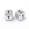 Plated Acrylic Beads X-PB43C9308-T-1