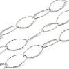 304 Stainless Steel Oval Link Chains CHS-C018-01B-P-1