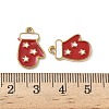304 Stainless Steel Enamel Pendants STAS-L300-012G-20-3