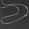 1.5mm Rack Plating Brass Snake Chain Necklaces for Women Men MAK-L044-13P-3