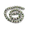 Handmade Foil Lampwork Beads Strands FOIL-S136-001A-2