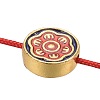 Chinese Style Alloy Enamel Beads ENAM-L015-26A-G-7
