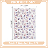 5Pcs 5 Colors Polymer Clay Earrings Water Transfer Paper DIY-HY0003-22B-2