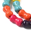 Dyed Synthetic Turquoise Beads Strands G-B147-A01-3