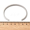 304 Stainless Steel Cuff Bangles BJEW-H644-08P-5