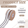 2 Rolls 2 Styles Cotton Ribbon OCOR-ME0001-99B-2