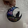 Moon with Cat Window Suncatchers PW-WG7D0D8-07-2