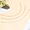 1 Set 3 Styles Iron Hat Chain with Lobster Claw Clasp HJEW-CN0001-31C-3