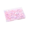 Metal Enlaced Acrylic Bead Caps OACR-FS0002-49B-6