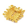 Alloy Rhinestone Lapel Pin Brooches for Clothes RB-CBAC813-02G-2
