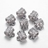 Tibetan Style Alloy Tube Bails TIBE-30047-P-NR-2