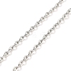 Non-Tarnish 304 Stainless Steel Add a Bead Adjustable Texture Cable Chains Bracelets for Women BJEW-M307-01D-P-2