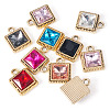 10Pcs UV Plating Alloy Pendants ALRI-TADJ0001-05-2