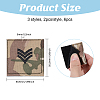 6Pcs 3 Styles Polyester Epaulette Camouflage PATC-FH0001-27A-2