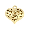 Hollow Brass Pendants for Valentine's Day KK-M289-03A-G-1