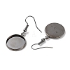 Rack Plating Iron Earring Hooks EJEW-D091-01D-B-2