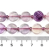 Natural Colorful Fluorite Beads Strands G-G182-G01-02-5