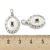 Brass with Cubic Zirconia with Sea Shell Pendant KK-Q820-19P-3