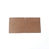 Cardboard Earring Display Cards CDIS-WH0020-04C-1