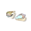 AB Color Plated Electroplate Glass Pendants EGLA-O003-06C-14-2