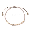 Glass Braided Bead Bracelets BJEW-JB11419-03-2