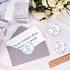 Waterproof PVC Wedding Round Stickers AJEW-WH0343-005-5