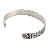 Non-Tarnish 304 Stainless Steel Open Cuff Bangles BJEW-P300-01P-3