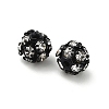 6mm Brass Rhinestone Beads X1-KK-S519-01A-EB-2