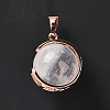 Natural Quartz Crystal Pendants G-A212-01RG-06-3